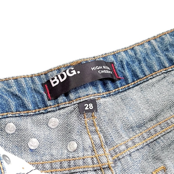 BDG Urban Outfitters Studded Distressed Denim Shorts - Picture 4 of 8